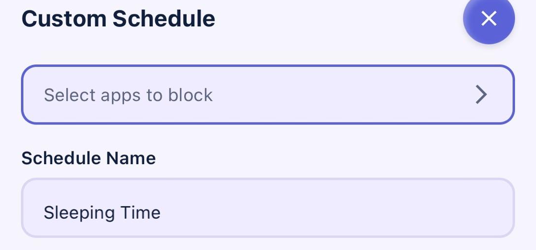Schedule