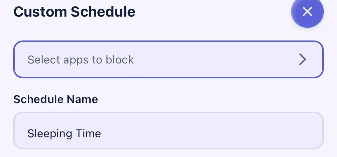 Schedule