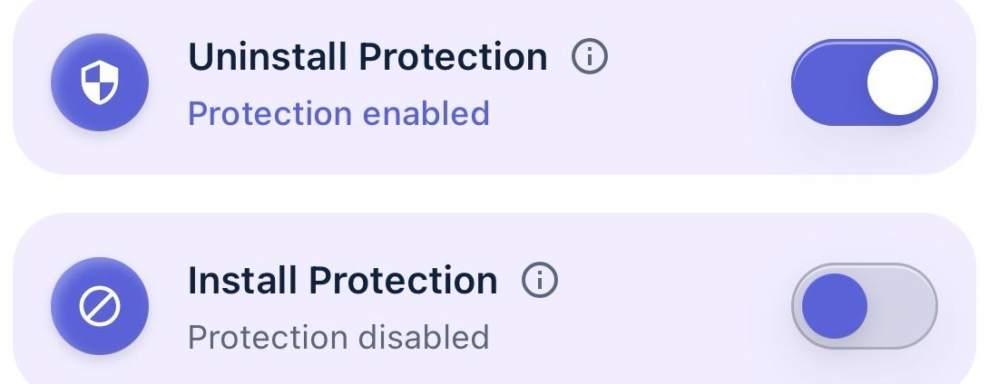 Uninstall protection